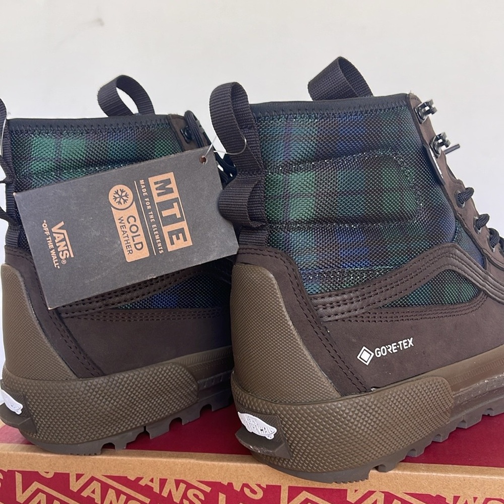 Vans WMNS Sk8-Hi Gore-Tex Mte-3
Tech Plaid Brown/Green
VN0A5111BGS
Boots - Picture 16 of 16